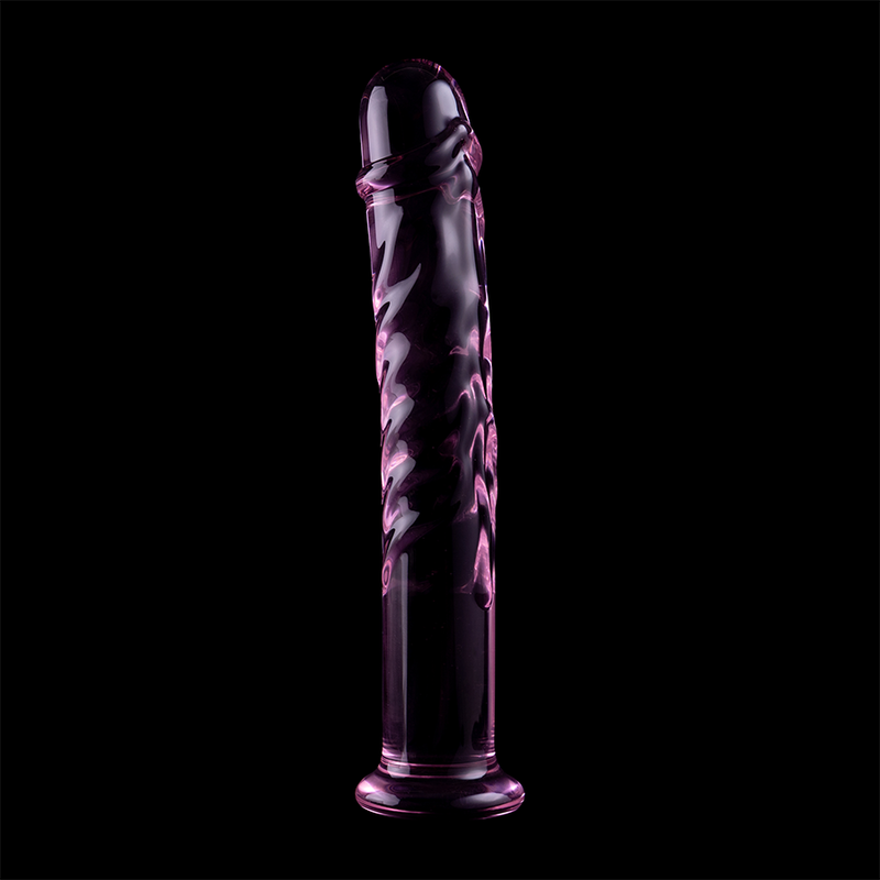NEBULA SERIES BY IBIZA - MODELO 16 DILDO CRISTAL ROSA 18.5 CM -O- 3 CM