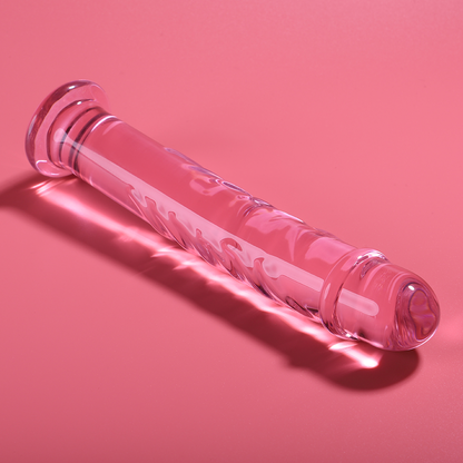 NEBULA SERIES BY IBIZA - MODEL 16 PINK CRYSTAL DILDO 18.5 CM -OR- 3 CM