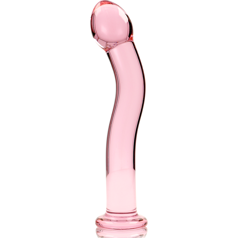 NEBULA SERIES BY IBIZA - MODEL 18 PINK CRYSTAL DILDO 18.5 CM -OR- 3.5 CM