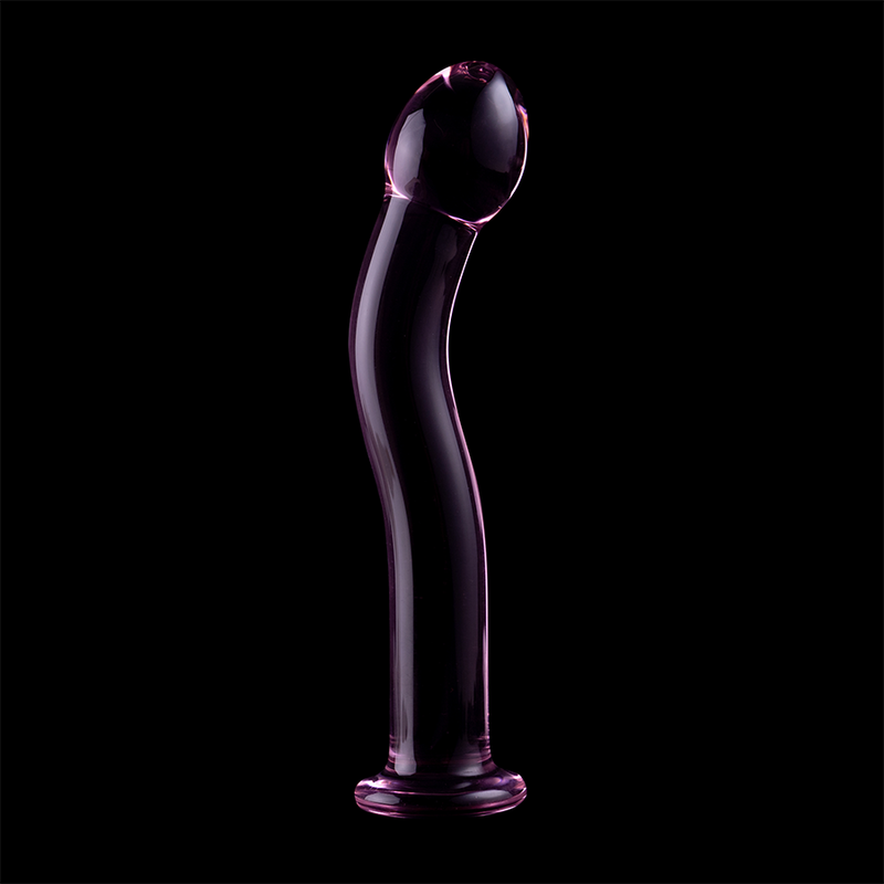 NEBULA SERIES BY IBIZA - MODEL 18 PINK CRYSTAL DILDO 18.5 CM -OR- 3.5 CM