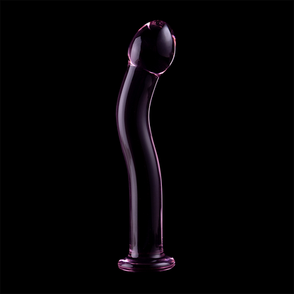NEBULA SERIES BY IBIZA - MODELO 18 DILDO CRISTAL ROSA 18.5 CM -O- 3.5 CM