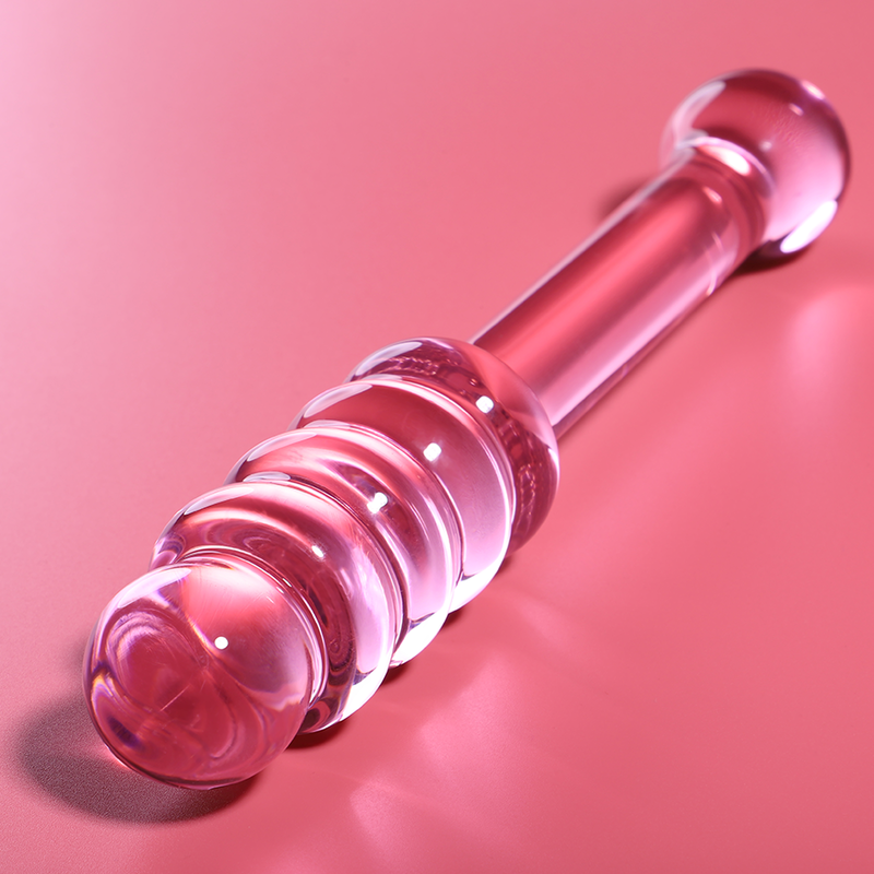 NEBULA SERIES BY IBIZA - MODEL 20 PINK CRYSTAL DILDO 20.5 CM -O- 3 CM