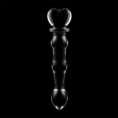 NEBULA SERIES BY IBIZA - MODELO 21 DILDO CRISTAL TRANSPARENTE 20.5 CM -O- 3.5 CM