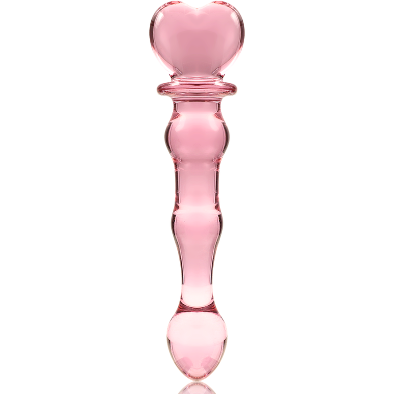 NEBULA SERIES BY IBIZA - MODEL 21 PINK CRYSTAL DILDO 20.5 CM -OR- 3.5 CM