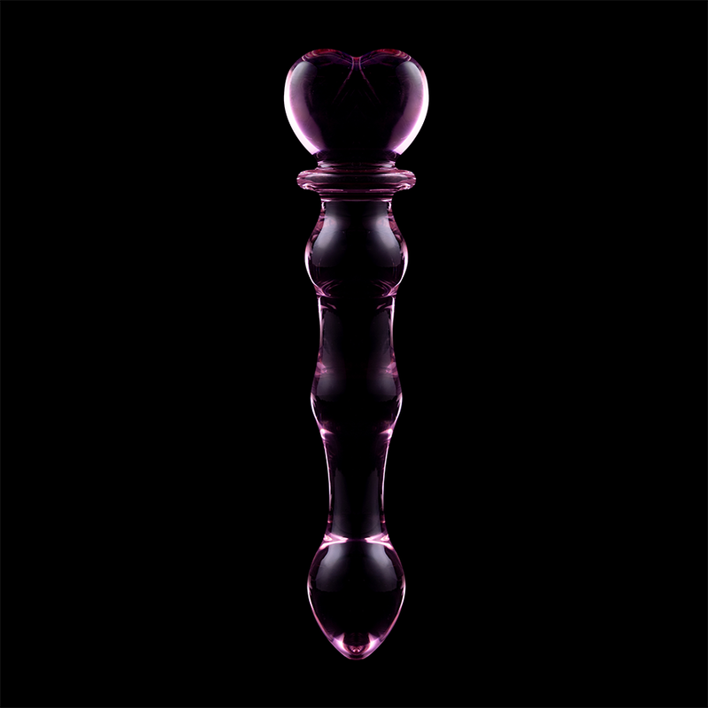 NEBULA SERIES BY IBIZA - MODEL 21 PINK CRYSTAL DILDO 20.5 CM -OR- 3.5 CM