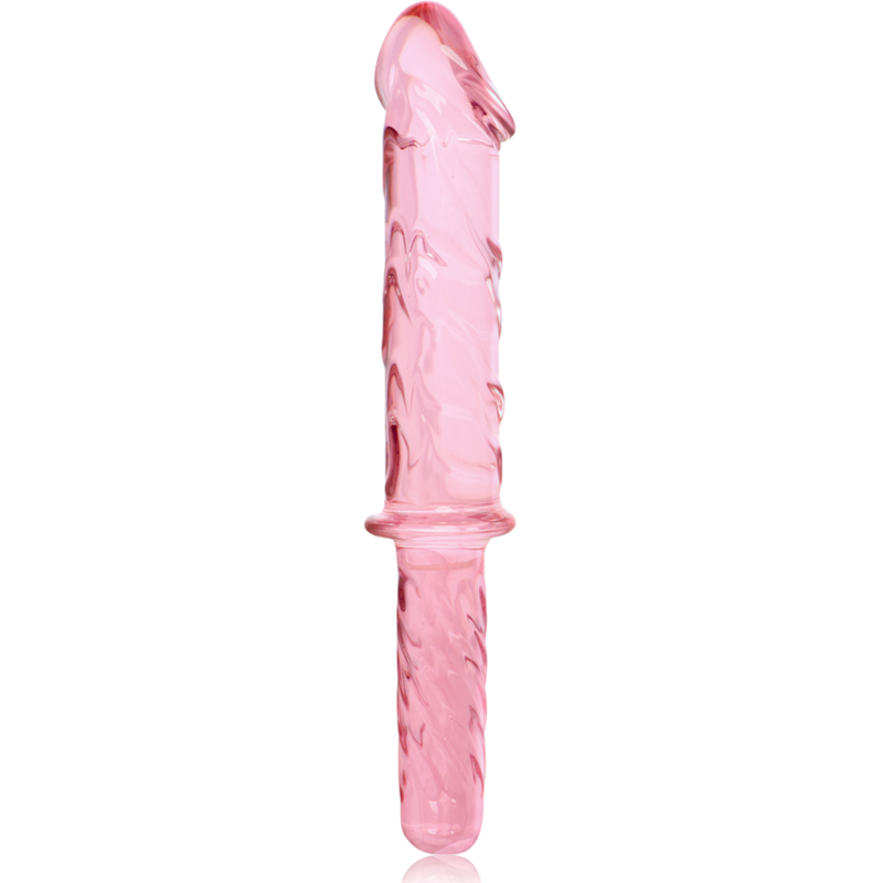 NEBULA SERIES BY IBIZA - MODEL 24 PINK CRYSTAL DILDO 28.5 CM -OR- 5 CM