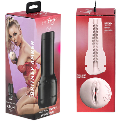 KIIROO - УПАКОВКА KEON + FEEL BRITNEY AMBRE + AQUA QUALITY LUBRICANT 50 ML