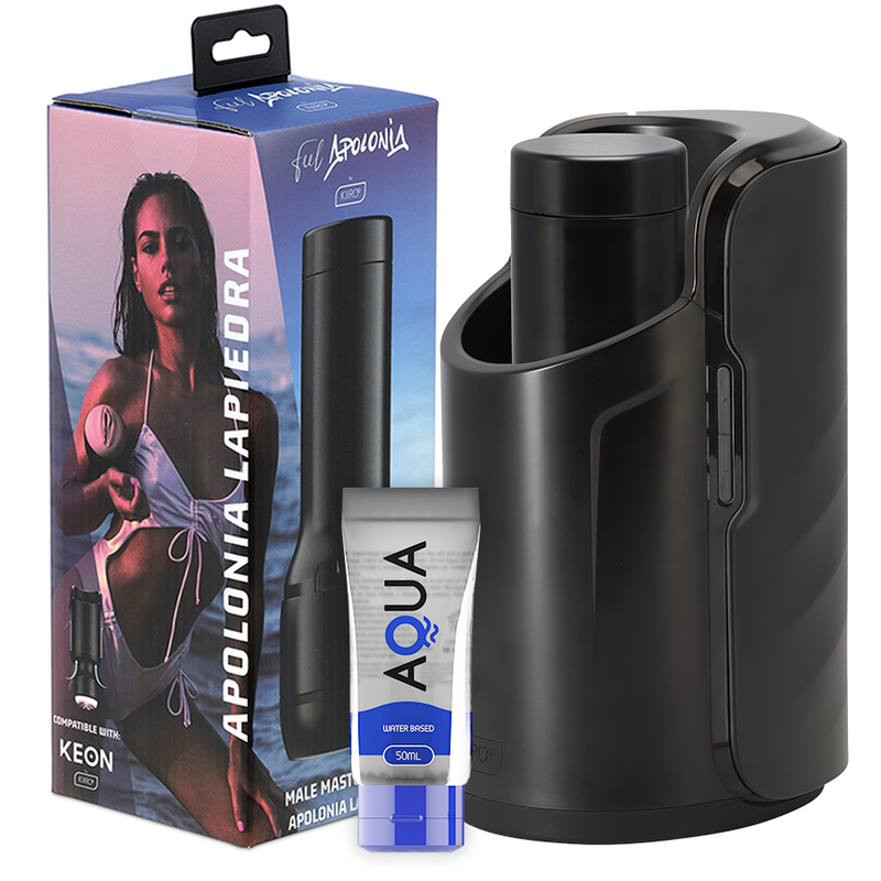 KIIROO - KEON + FEEL STROKER APOLONIA LAPIEDRA + AQUA QUALITY GLÖMMEDEL 50 ML