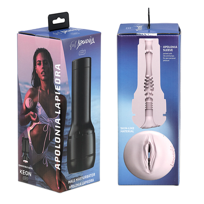 KIIROO - KEON + FEEL STROKER APOLÒNIA LAPIEDRA + LUBRICANT AQUA QUALITY 50 ML