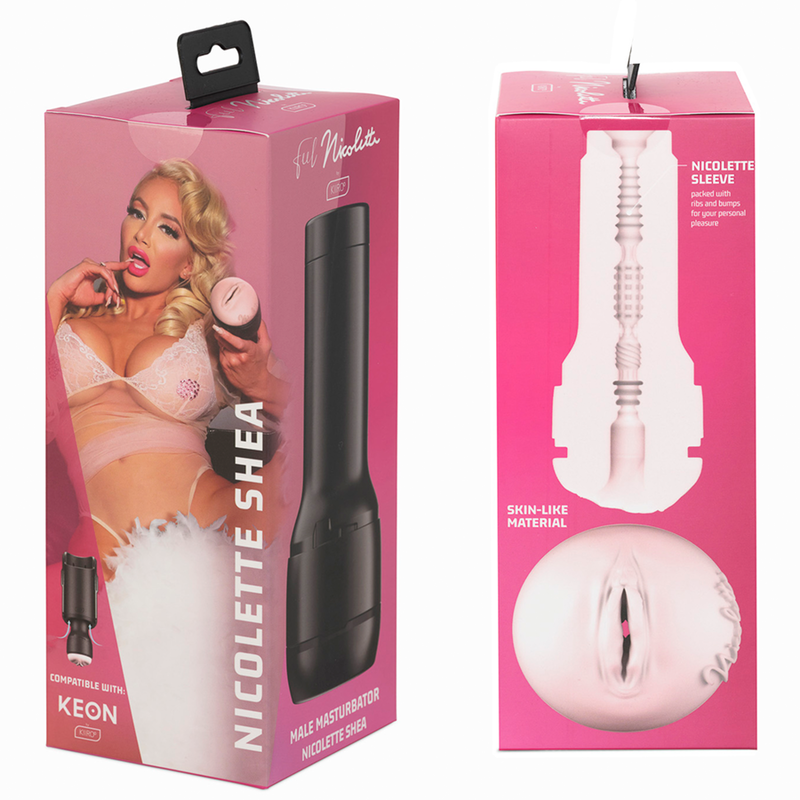 KIIROO - KEON + FEEL NICOLETTE SHEA STROKER + AQUA QUALITY LUBRICANT 50 МЛ