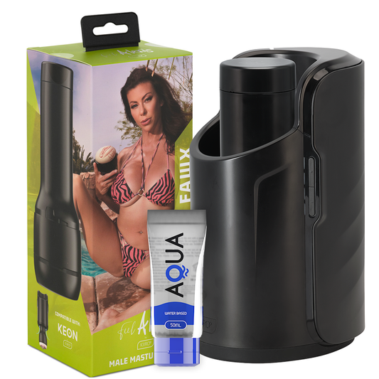 KIIROO - KEON + ALEXIS FAWX STROKER + LUBRICANT AQUA QUALITY 50 ML