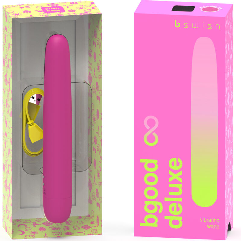 B SWISH - BGOOD INFINITE DELUXE RECHARGEABLE PINK SILICONE VIBRATOR