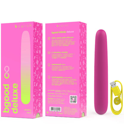 B SWISH - BGOOD INFINITE DELUXE RECHARGEABLE PINK SILICONE VIBRATOR