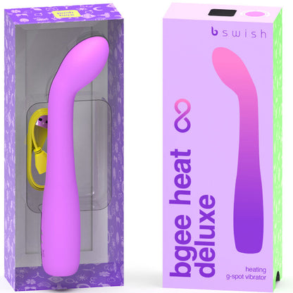 B SWISH - BGEE HEAT INFINITE DELUXE RECHARGEABLE SILICONE LAVENDER VIBRATOR