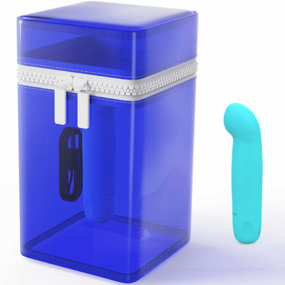 B SWISH - BCUTE CURVE INFINITE CLASSIC LIMITED EDITION RECHARGEABLE VIBRATOR BLUE SILICONE