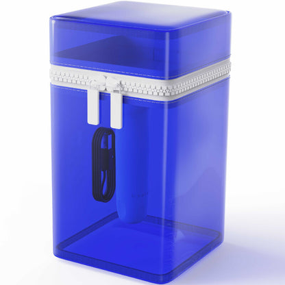 B SWISH - BCUTE CURVE INFINITE CLASSIC LIMITED EDITION RECHARGEABLE VIBRATOR BLUE SILICONE