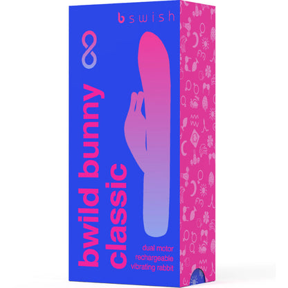 B SWISH - BWILD BUNNY INFINITE CLASSIC VIBRADOR RECARGABLE SILICONA AZUL