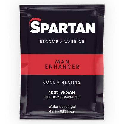 SPARTAN - EREKTIONSFÖRÄKNANDE GEL VARM-KALL EFFEKT 100 % VEGAN 4ML