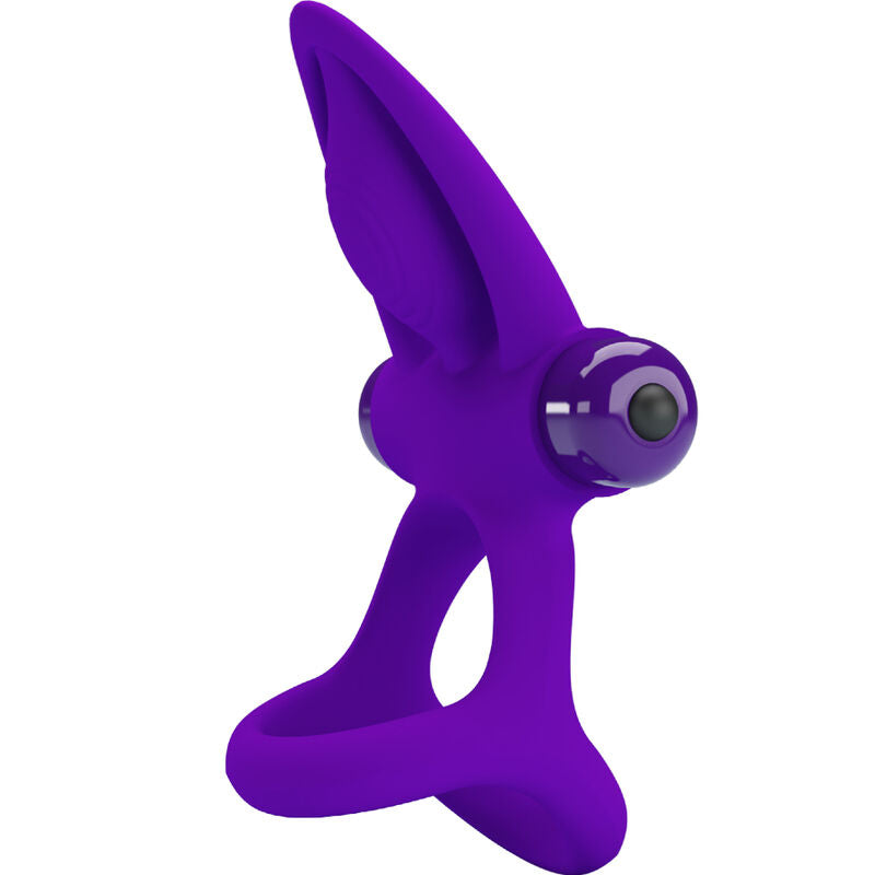 Pretty Love - Vibrador Ring 10 Vibrations Violet Silicona