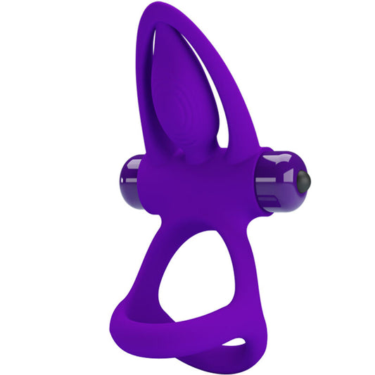 PRETTY LOVE - ANELL VIBRADOR 10 VIBRACIONS SILICONA VIOLETA