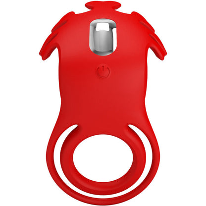 Pretty Love - Ruben Vibrador Ring 7 Vibrations Silicona Vermella