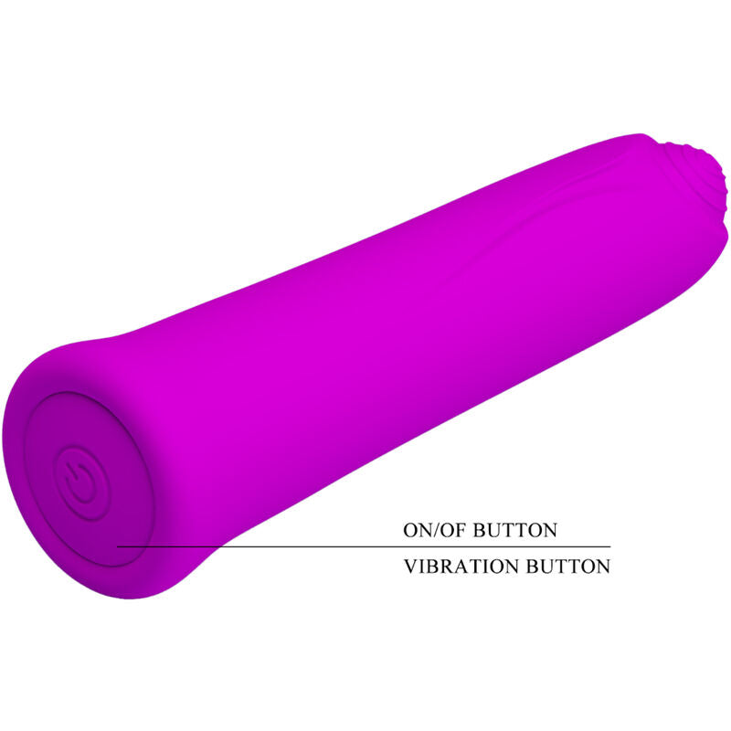 PRETTY LOVE - CURTIS MINI VIBRATOR SUPER POWER 12 VIBRATIONS SILICONE VIOLET