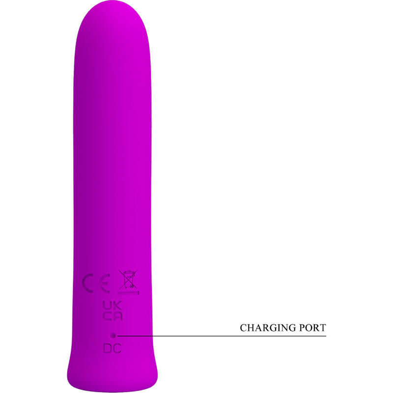 PRETTY LOVE - CURTIS MINI VIBRATOR SUPER POWER 12 VIBRATIONS SILICONE VIOLET