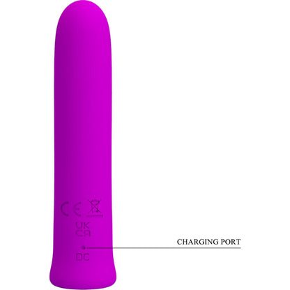 PRETTY LOVE - CURTIS MINI VIBRATOR SUPER POWER 12 VIBRATIONS SILICONE VIOLET