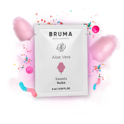 BRUMA - 6 ML GLIDING GEL WITH ALOE VERA COTTON CANDY FLAVOR