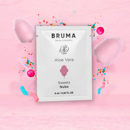 BRUMA - 6 ML GLIDING GEL WITH ALOE VERA COTTON CANDY FLAVOR