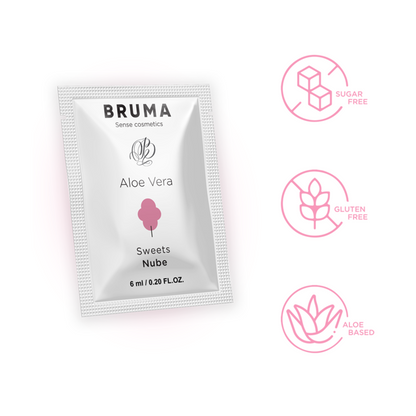 BRUMA - 6 ML GLIDING GEL WITH ALOE VERA COTTON CANDY FLAVOR
