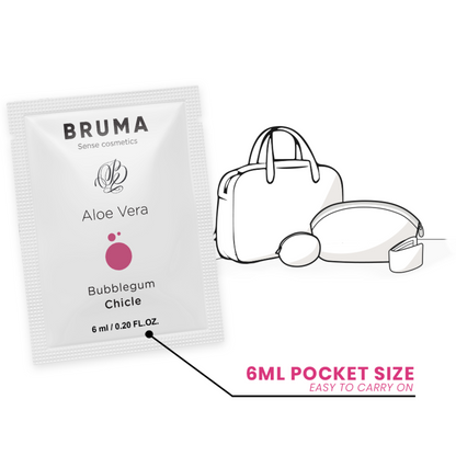 BRUMA - 6 ML GEL DESLIZANTE CON ALOE VERA SABOR A CHICLE