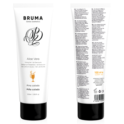 BRUMA - GEL LUBRIFICANTE COM ALOE VERA SABOR PIÑA COLADA 100 ML