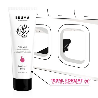 BRUMA - GLIDING GEL WITH ALOE VERA BUBBLEGUM FLAVOR 100 ML
