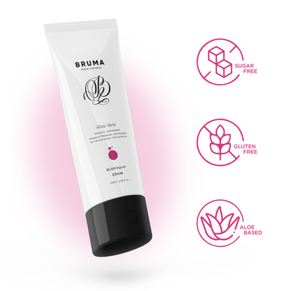BRUMA - GLIDING GEL WITH ALOE VERA BUBBLEGUM FLAVOR 100 ML