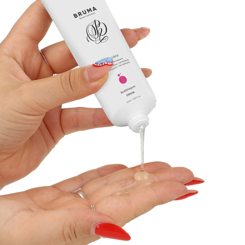 BRUMA - GLIDING GEL WITH ALOE VERA BUBBLEGUM FLAVOR 100 ML