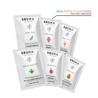 BRUMA - 6 ML GLIDING GEL WITH ALOE VERA COTTON CANDY FLAVOR