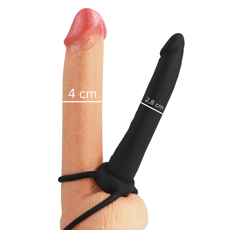 MYTHOLOGY - COBI ONYX ACCOMMODATOR DOUBLE PENETRATION SILICONE HARNESS
