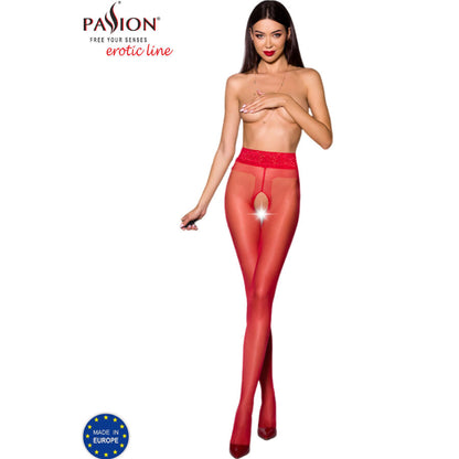 PASSION - TIOPEN 001 RED 3/4 20 DEN STOCKINGS
