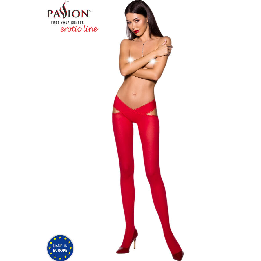 PASSION - TIOPEN 005 RED STOCKINGS 1/2 60 DEN