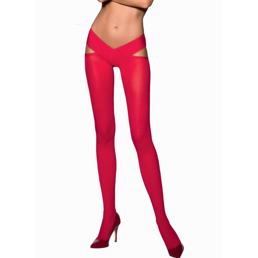 PASSION - TIOPEN 005 RED 3/4 60 DEN STOCKINGS
