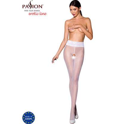 PASSION - TIOPEN 008 WHITE STOCKINGS 1/2 30 DEN