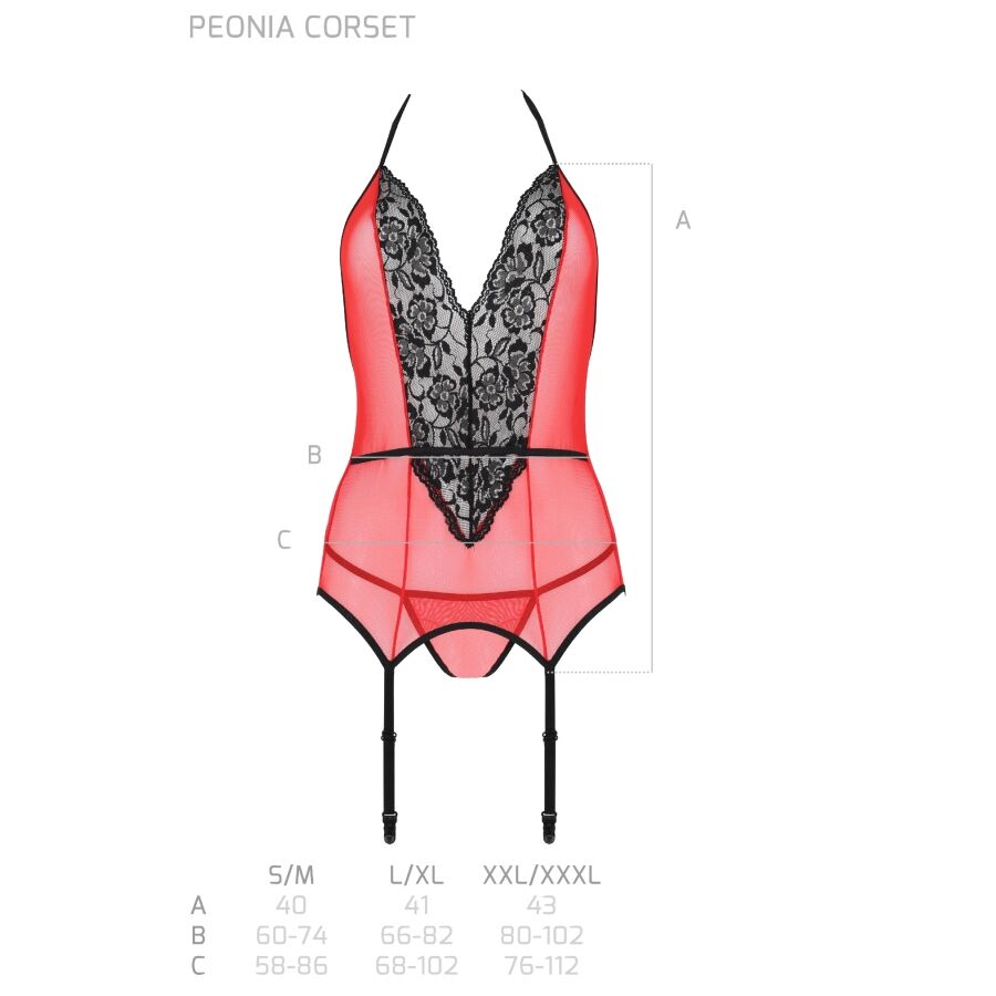 PASSION - PEONIA CORSET EROTIC LINE