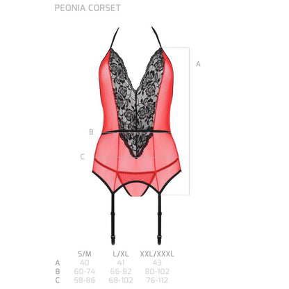 PASSION - PEONIA CORSET EROTIC LINE