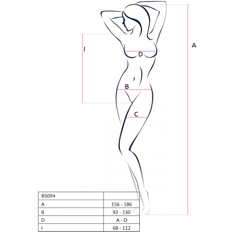 PASSION - BS094 BODYSTOCKING ÚNICA