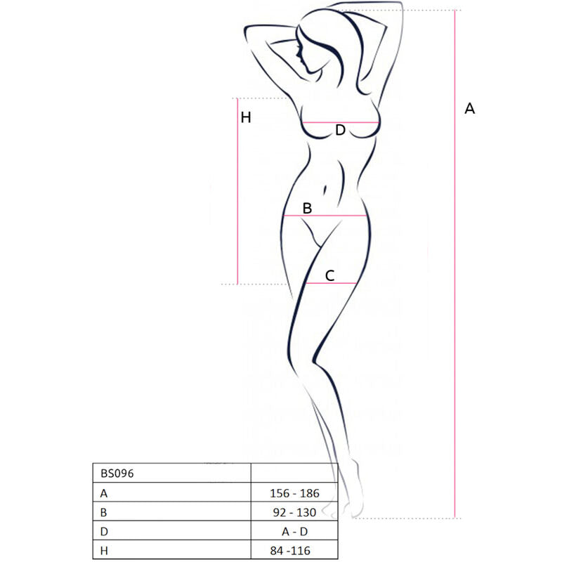 PASSION - BS096 BODYSTOCKING ÚNICA