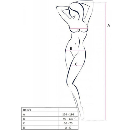 PASSION - BS100 BODYSTOCKING ÚNICA