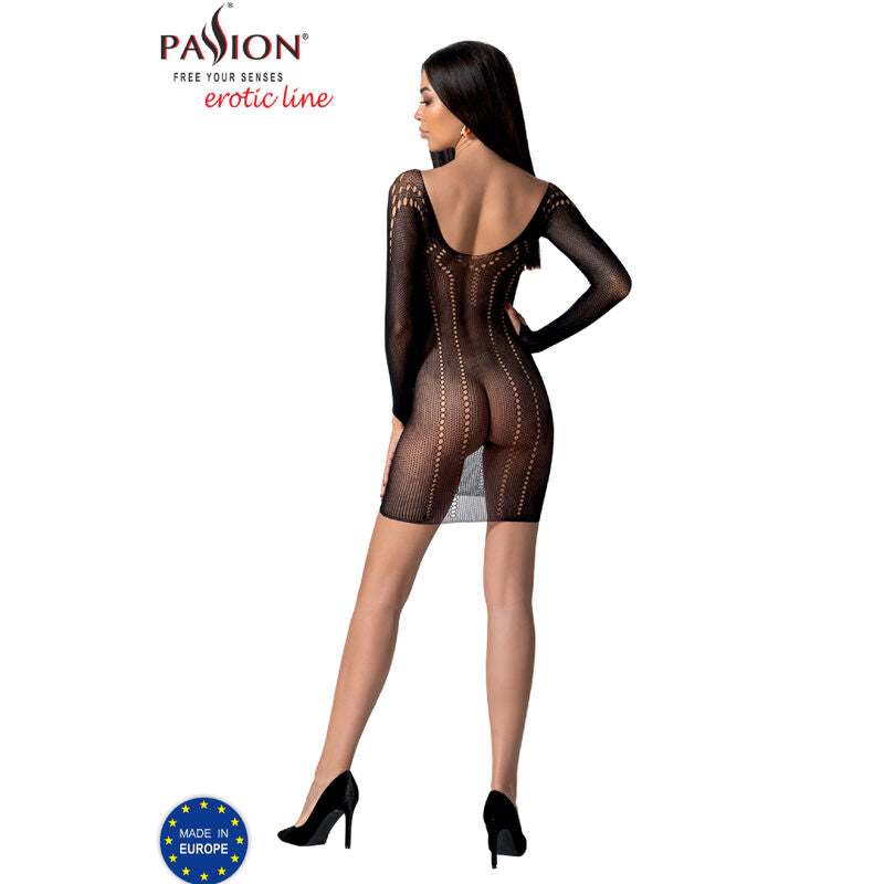 PASSION - BS101 BODYSTOCKING NEGRO TALLA ÚNICA