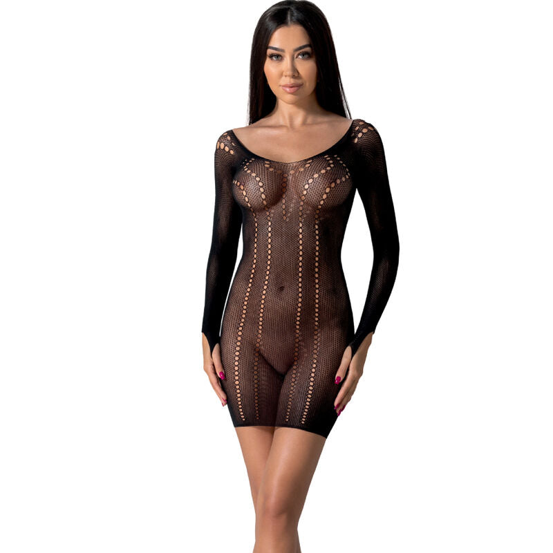 PASSION - BS101 BODYSTOCKING NEGRO TALLA ÚNICA