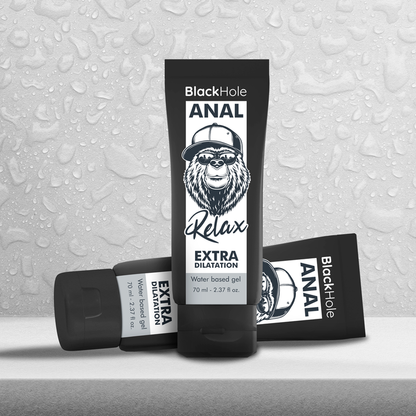 BLACK HOLE - GEL BASE AGUA DILATACIÓN ANAL 70 ML